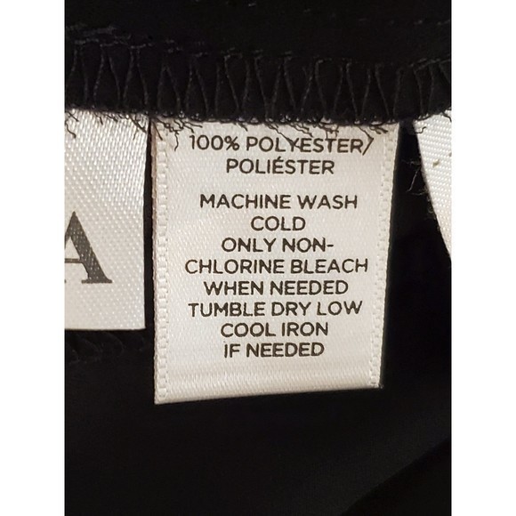 Ann Taylor‎ Loft Women's Black Blouse Sz Med Sheer 3/4 Length Sleeves - Picture 4 of 5